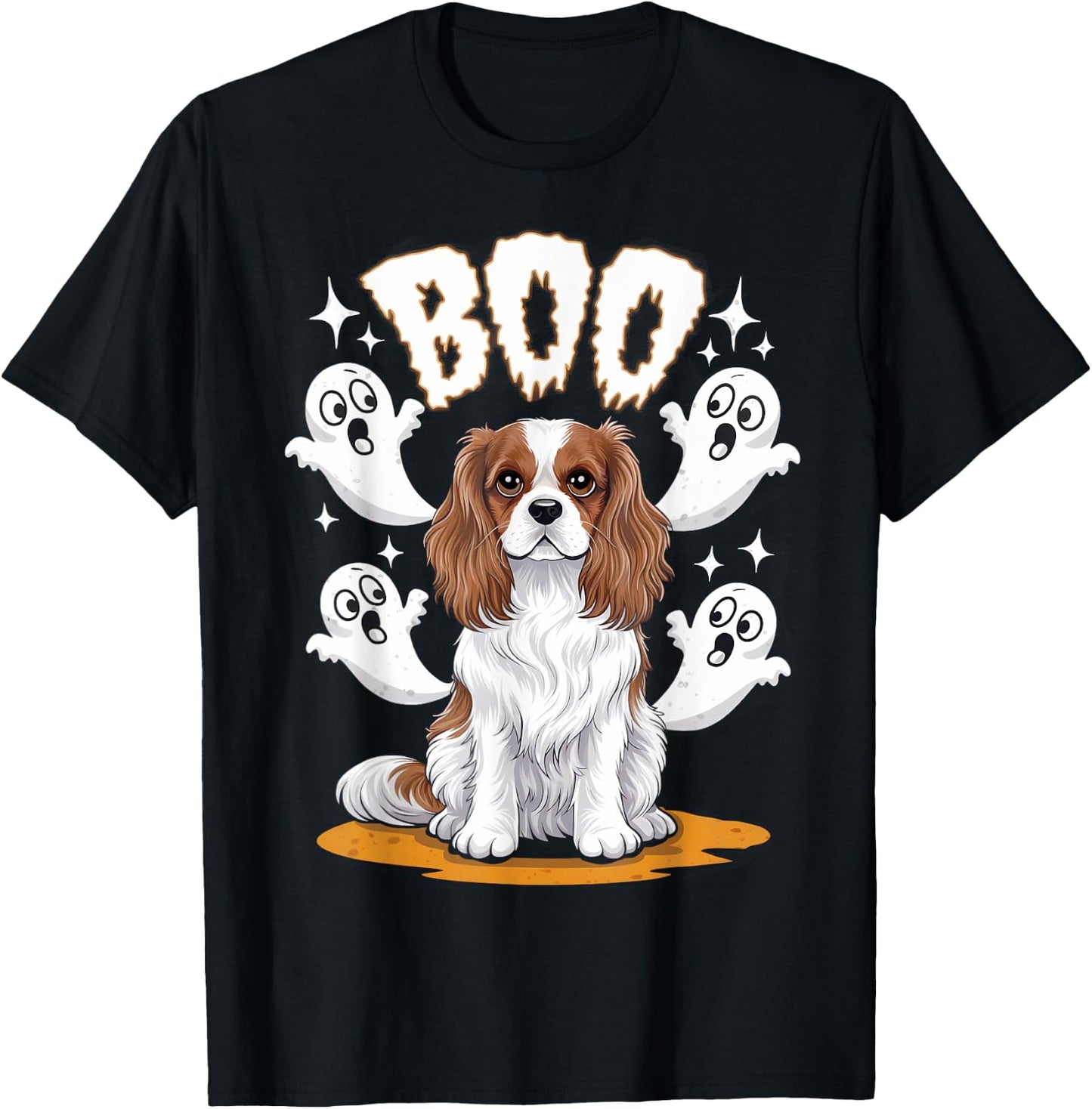 Cavalier King Charles Spaniel Halloween Costume T-Shirt - T-Shirt | Black