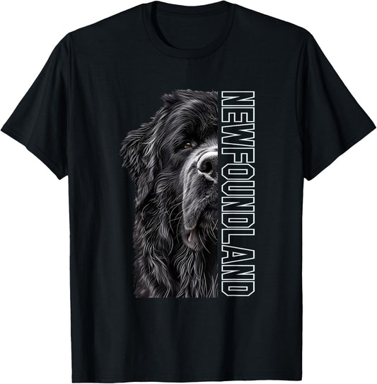 Newfoundland , Small, Black T-Shirt - T-Shirt | Black