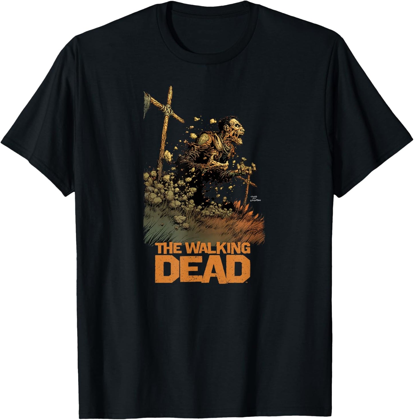 The Walking Dead's Grave Walker T-Shirt - T-Shirt | Black