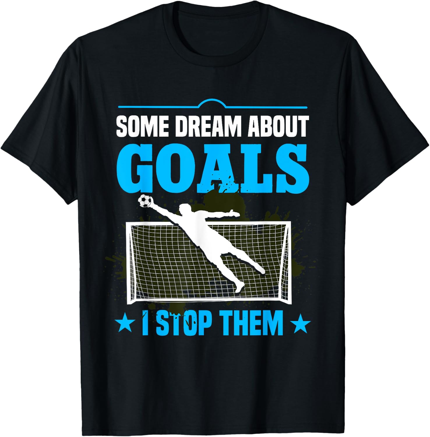 Goaltender Soccer Goalie Kids T-Shirt - T-Shirt | Black