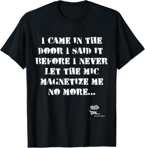 Old School Rap Hip HOP Merch Eric Quote President 80's T-Shirt - T-Shirt | Black