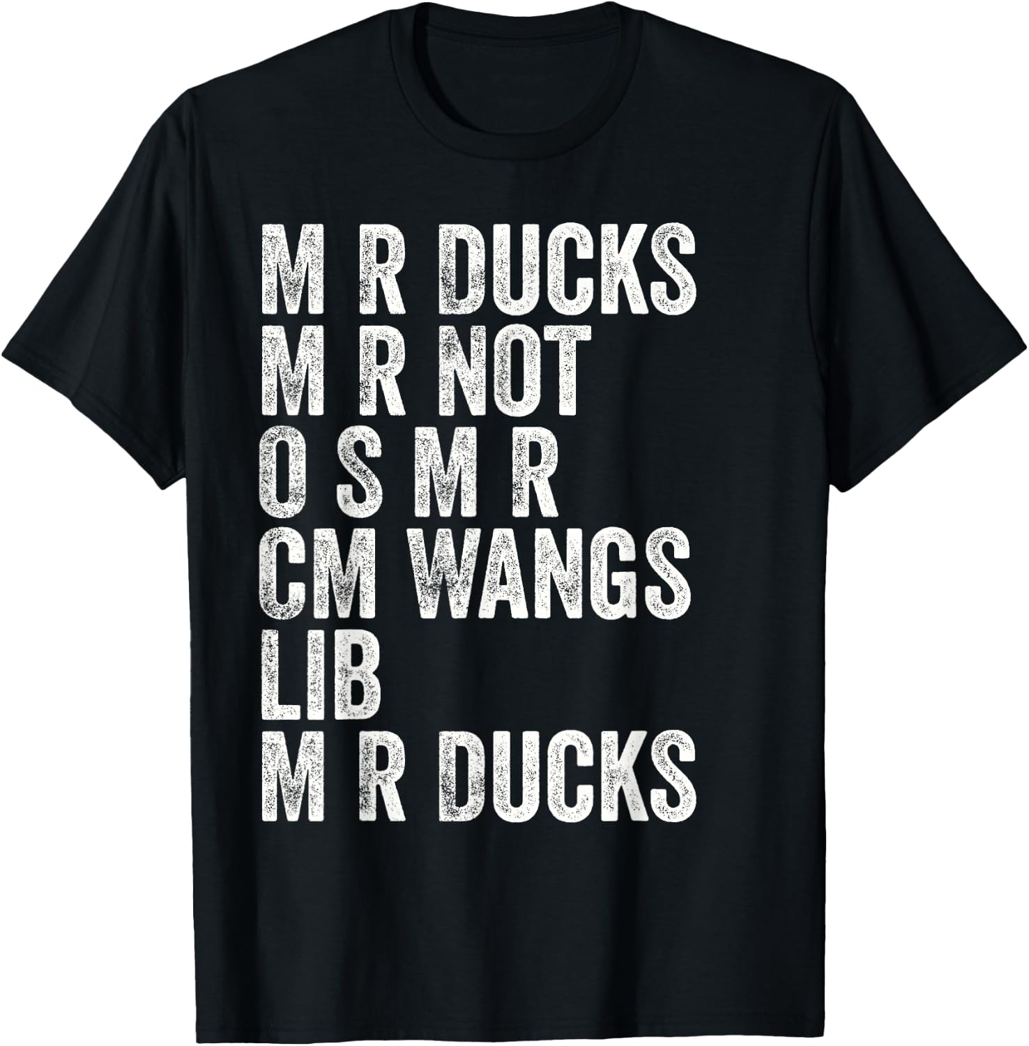 M R Ducks Baltimorese Accent Funny T-Shirt - T-Shirt | Black