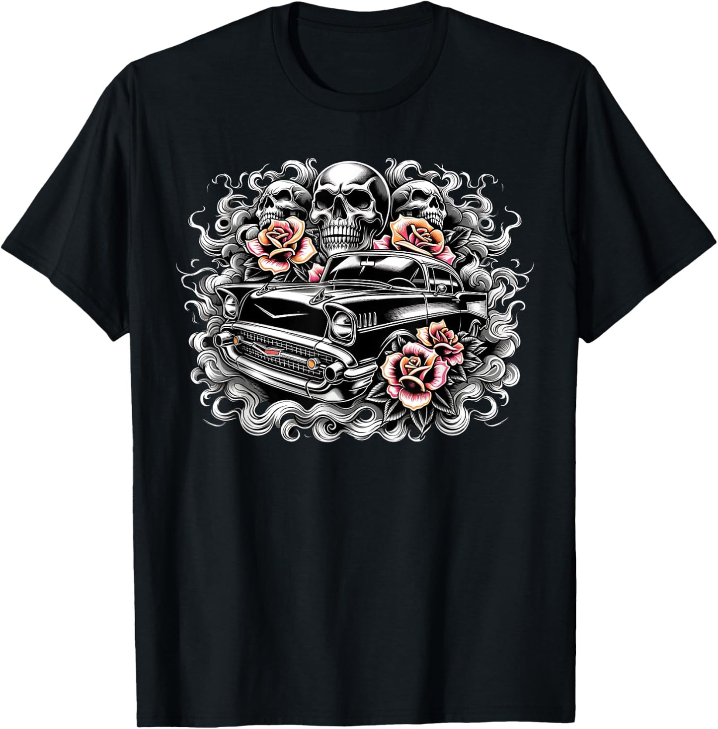 Chicano Mexican Cultura Culture Latino Lowriders Classic Car T-Shirt - T-Shirt | Black