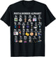 Mailed it Postal Worker Gifts Funny Alphabet Post Office Delivery Mailman T-Shirt - T-Shirt | Black