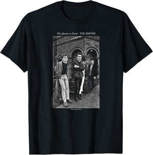 The Smiths Queen is Dead Salford Lads Club by Stephen Wright T-Shirt - T-Shirt | Black