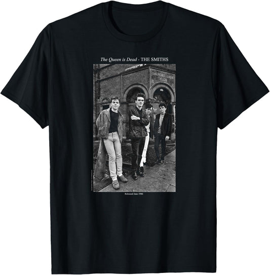 The Smiths Queen is Dead Salford Lads Club by Stephen Wright T-Shirt - T-Shirt | Black