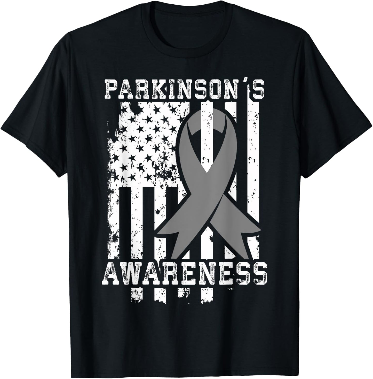 Parkinson's Disease Awareness T Shirt - Gift PD Patients T-Shirt - T-Shirt | Black