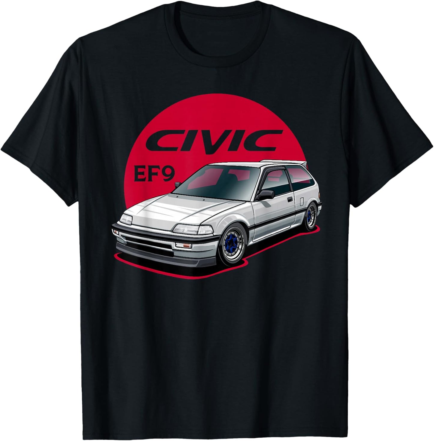 ef civic ef9 Japanese car T-Shirt - T-Shirt | Black