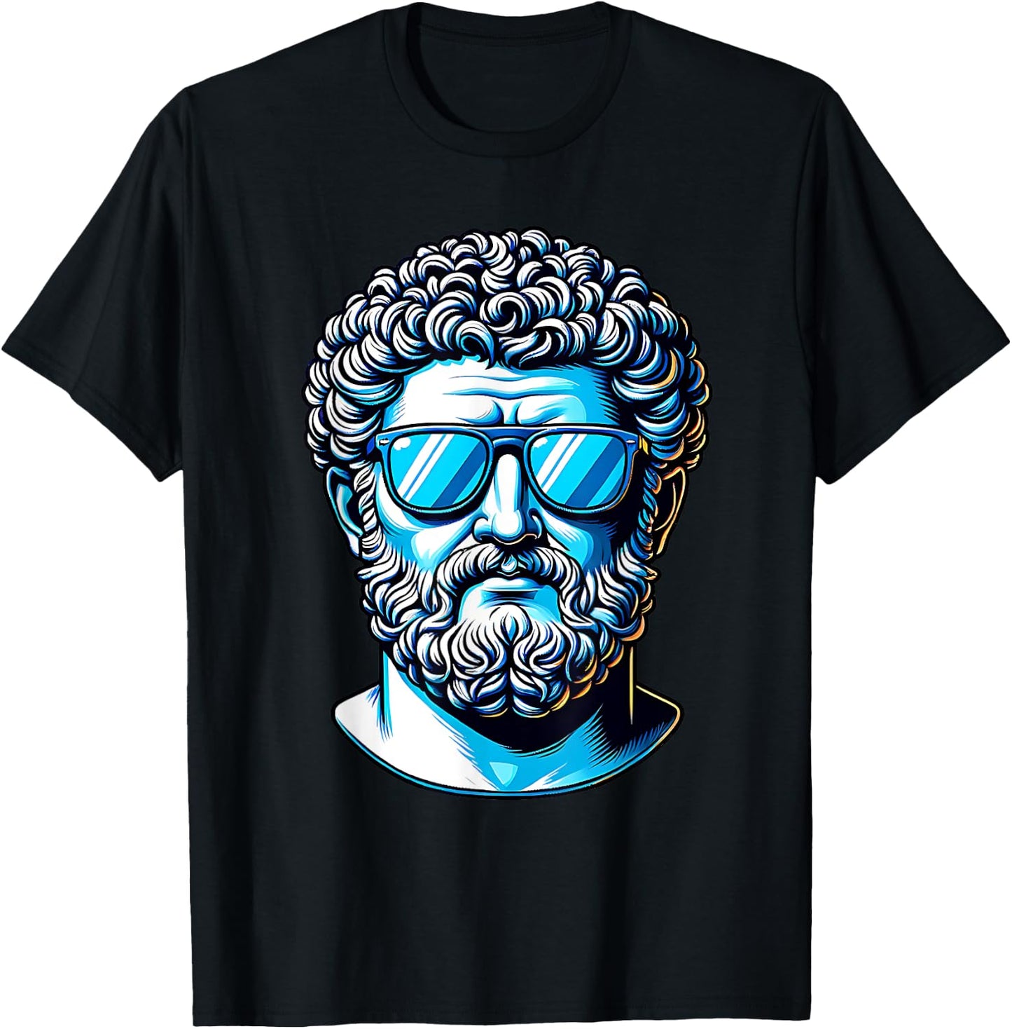 Funny Stoic Stoicism Marcus Aurelius Philosophy Graphic T-Shirt - T-Shirt | Black