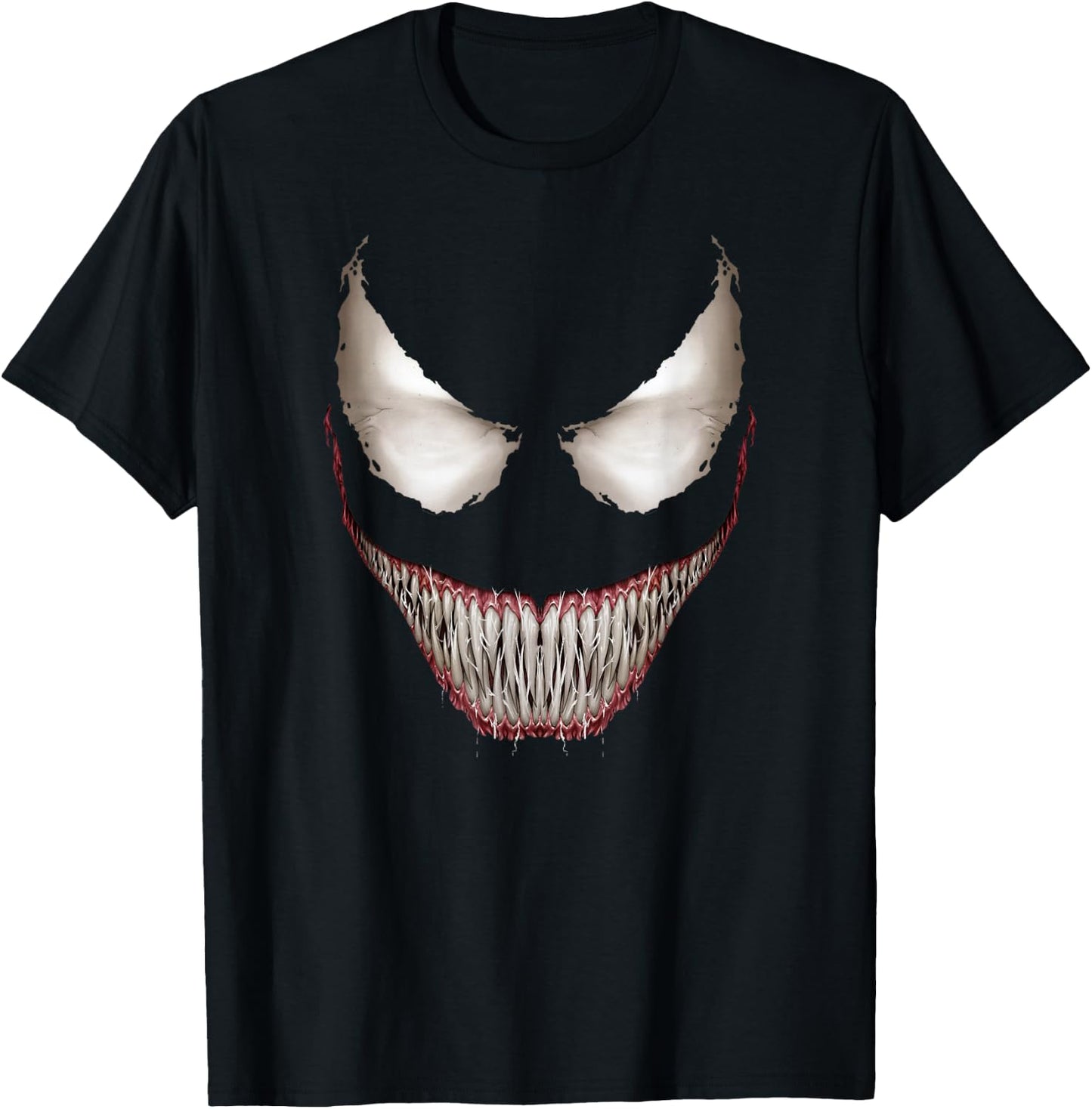 Marvel Halloween Venom Big Face Grin Costume T-Shirt - T-Shirt | Black