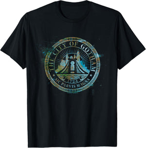 The Batman City of Gotham T-Shirt - T-Shirt | Black
