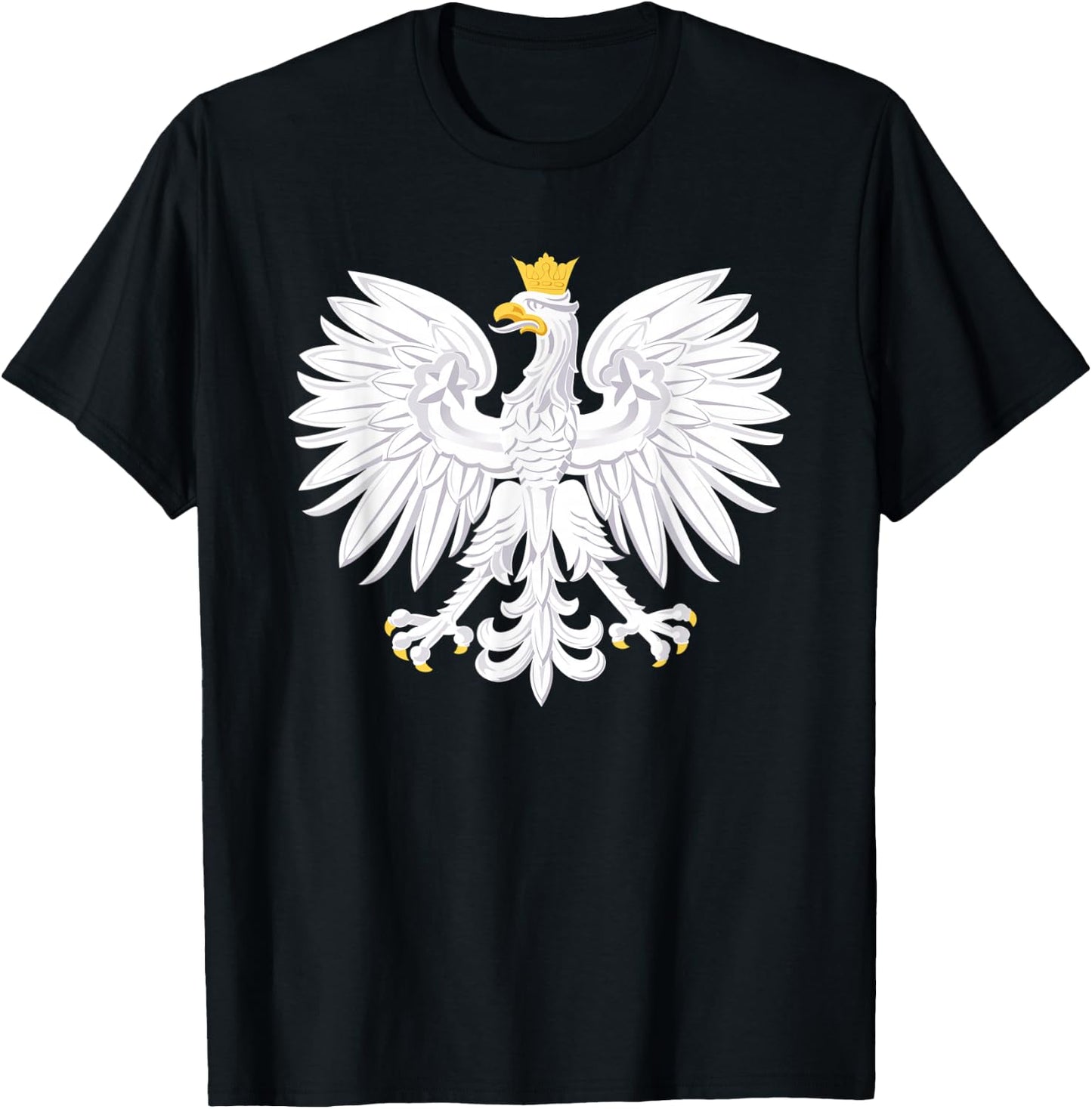 Polish Eagle Poland Coat of Arms Polska T-Shirt - T-Shirt | Black