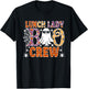 Lunch Lady Boo Crew Cute Ghost Halloween Costume T-Shirt - T-Shirt | Black