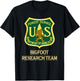 Bigfoot Research Team Funny T-Shirt - T-Shirt | Black