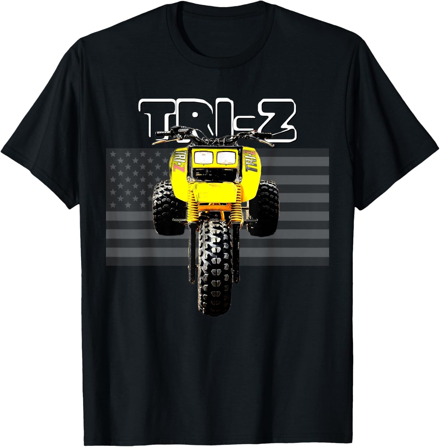 Tri Z Vintage Three Wheeler 3 Wheeler ATC ATV T-Shirt - T-Shirt | Black