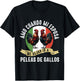 Gallero Mexicano Peleas Gallos Mexican Rooster T-Shirt - T-Shirt | Black