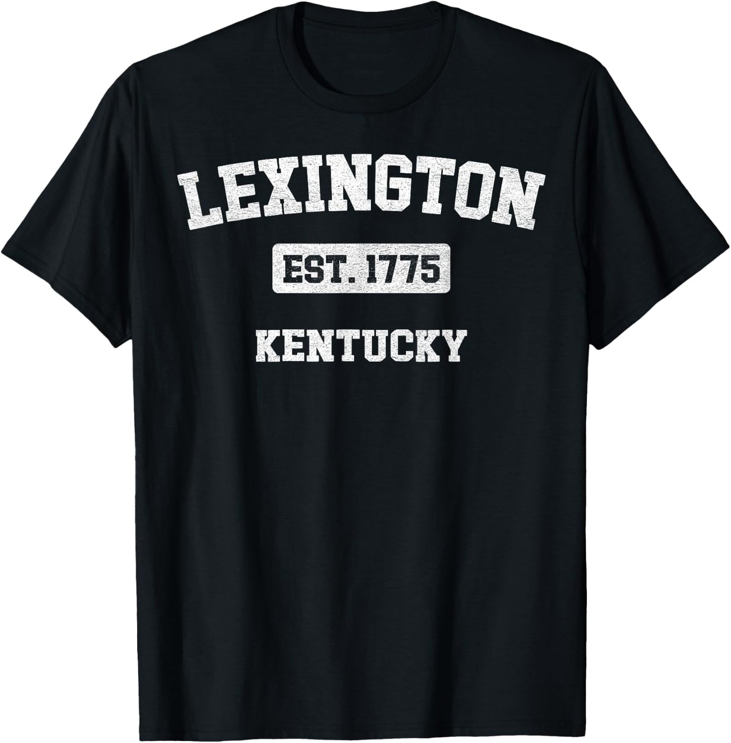 Vintage Lexington Kentucky KY Est. 1775 Souvenir T-Shirt - T-Shirt | Black