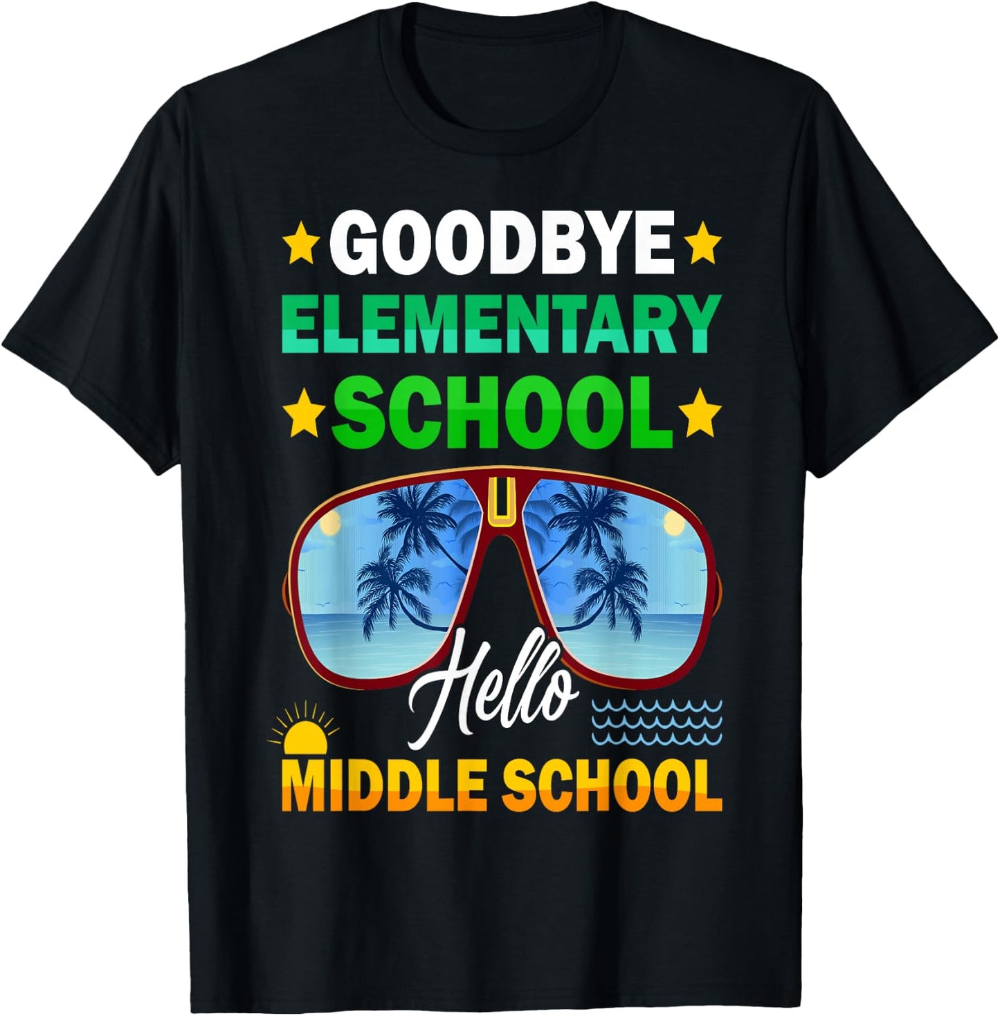 Goodbye Elementary School On My Way To Middle School Boys T-Shirt - T-Shirt | Black