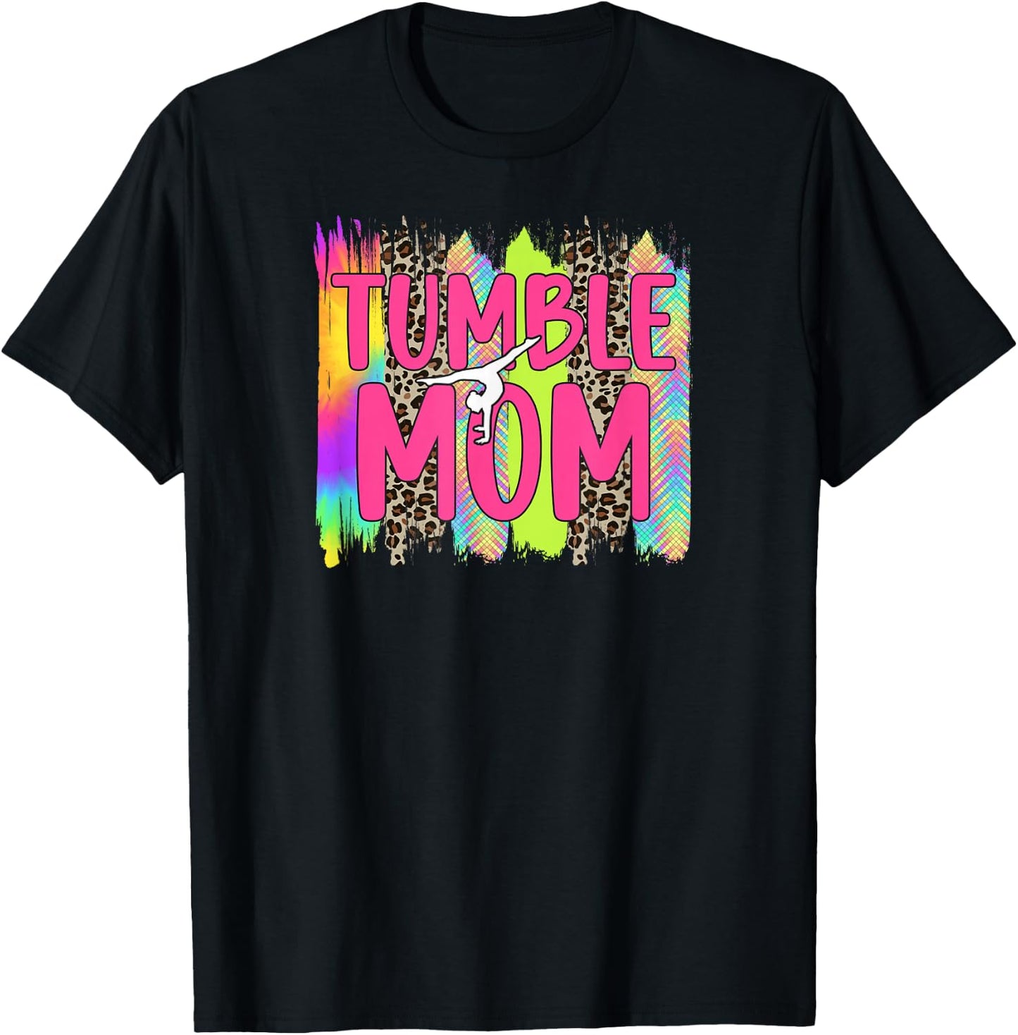 Tumble Mom Tumbling Mom Tumbler Mom Tumbling Mother T-Shirt - T-Shirt | Black