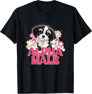 Alpha Male Dog Puppy Funny Women T-Shirt - T-Shirt | Black