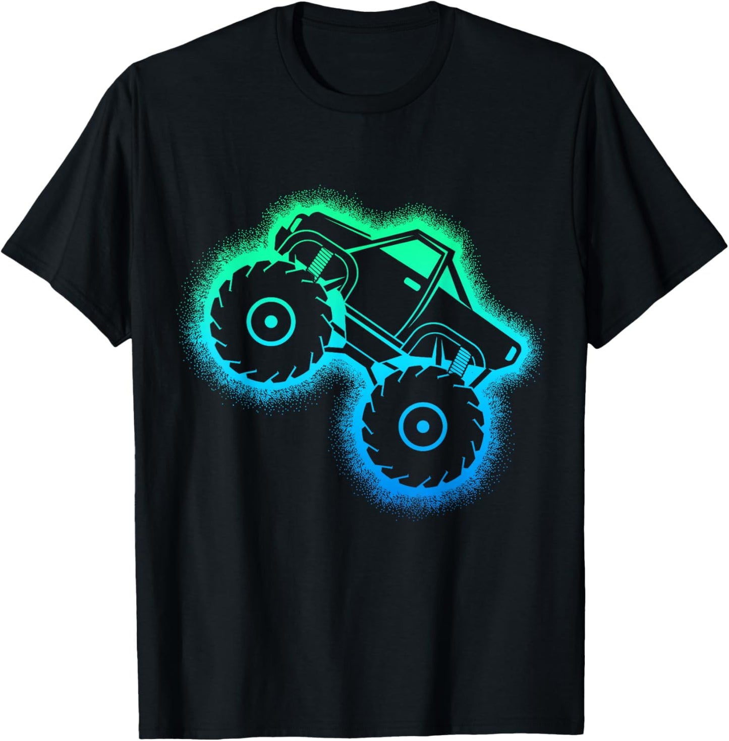 Monster Truck Kids Boys T-Shirt - T-Shirt | Black
