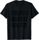 Golf Player Women Golf Sports Fan Men Worlds Okayest Golfer T-Shirt - T-Shirt | Black