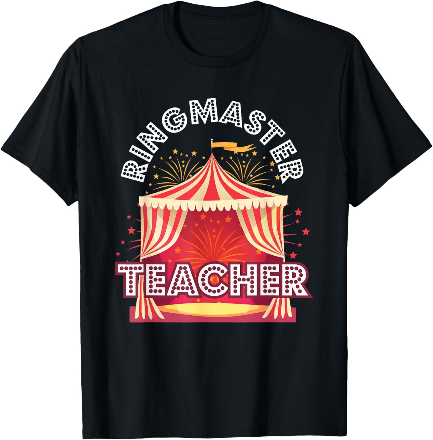 Ringmaster Teacher Circus Carnival Birthday Party Women Kids T-Shirt - T-Shirt | Black