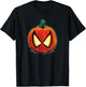 Marvel Spider-Man Halloween Spooky Pumpkin Jack-o'-Lantern T-Shirt - T-Shirt | Black