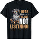 Catahoula Leopard Dog Dog Breed I hear you… I´m just not T-Shirt - T-Shirt | Black