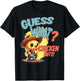 Funny Guess What Chicken Butt Funny Cowboy Chicken Pun T-Shirt - T-Shirt | Black