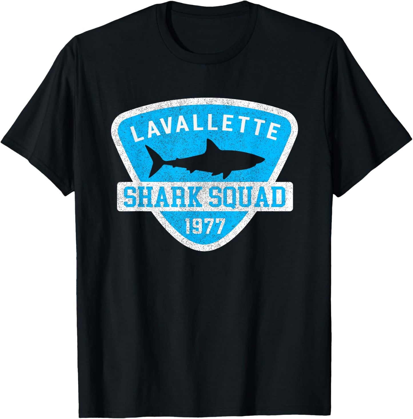 Lavallette New Jersey Shark Souvenir Boys Vintage T-Shirt - T-Shirt | Black