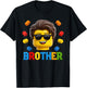 Brother Master Builder Boy Building Bricks Blocks Family T-Shirt - T-Shirt | Black