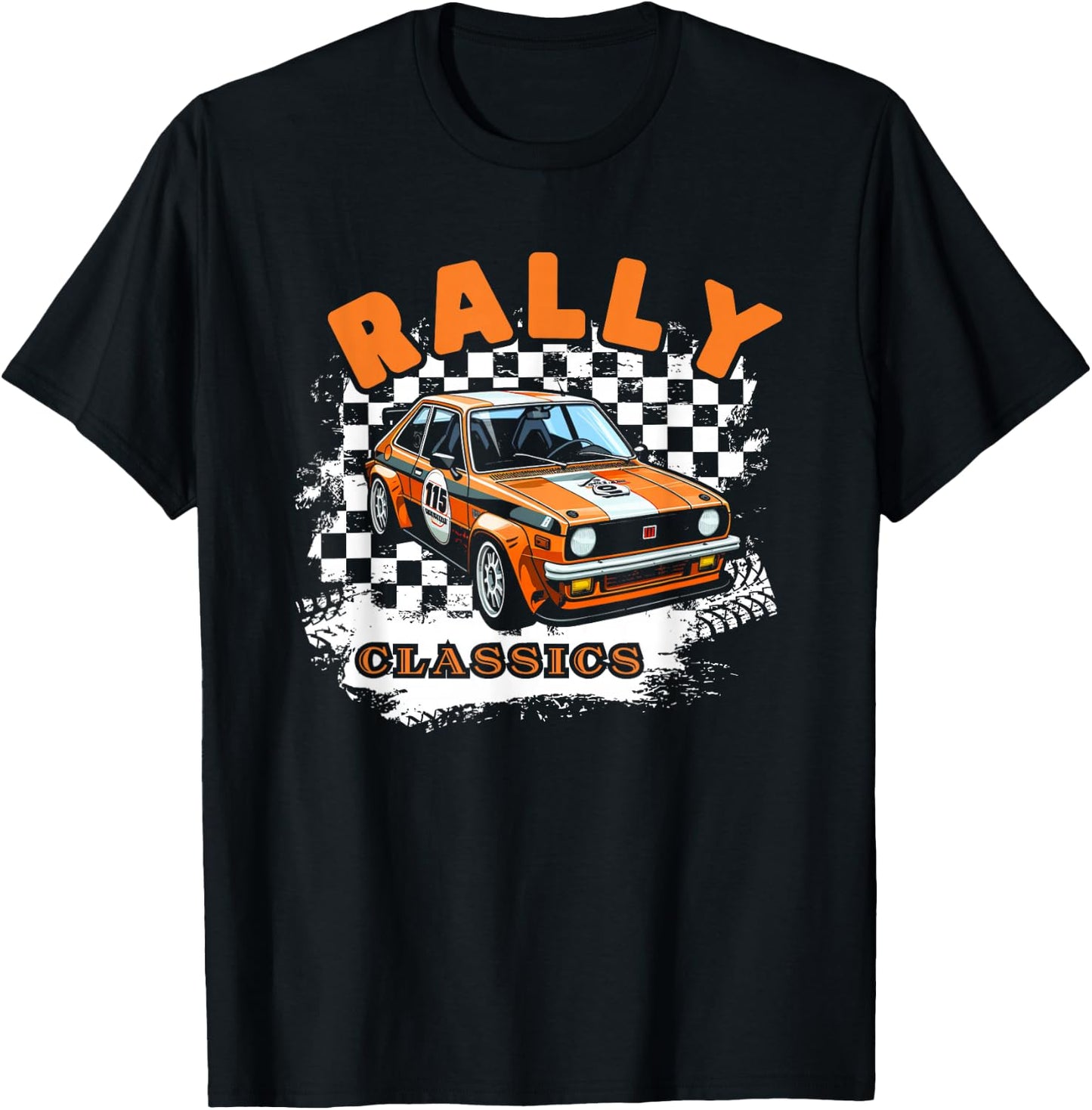 Rally Classics Shirt Car Racing Motorsport Rally Sport T-Shirt - T-Shirt | Black