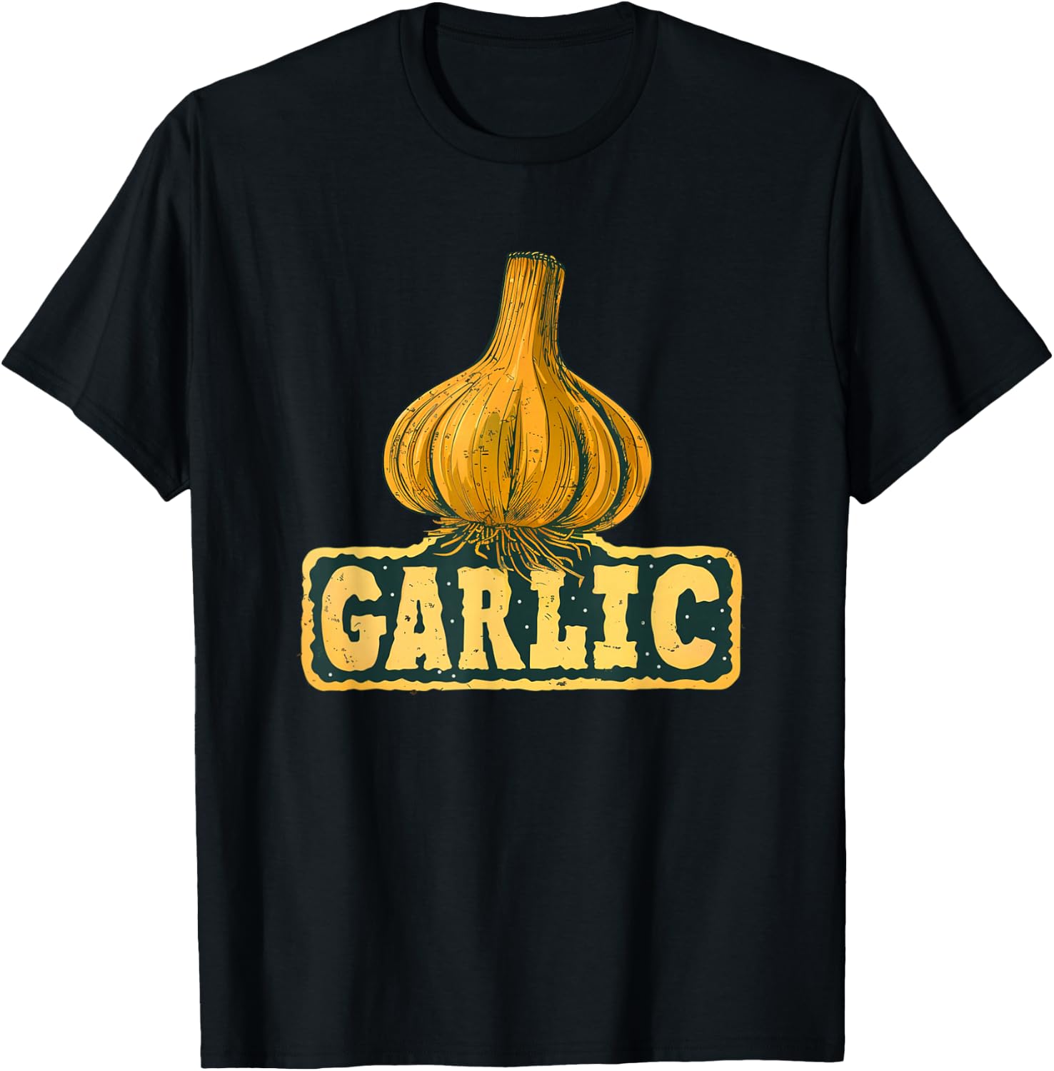 Garlic Statement Costume for funny Adults and Kids T-Shirt - T-Shirt | Black