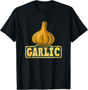 Garlic Statement Costume for funny Adults and Kids T-Shirt - T-Shirt | Black