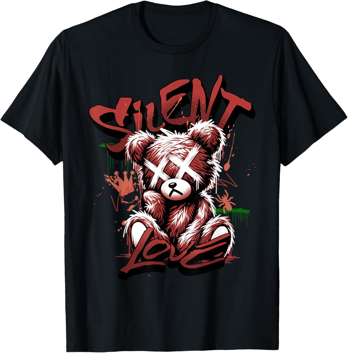 Silent Love Dune Red 13s Matching Women T-Shirt - T-Shirt | Black