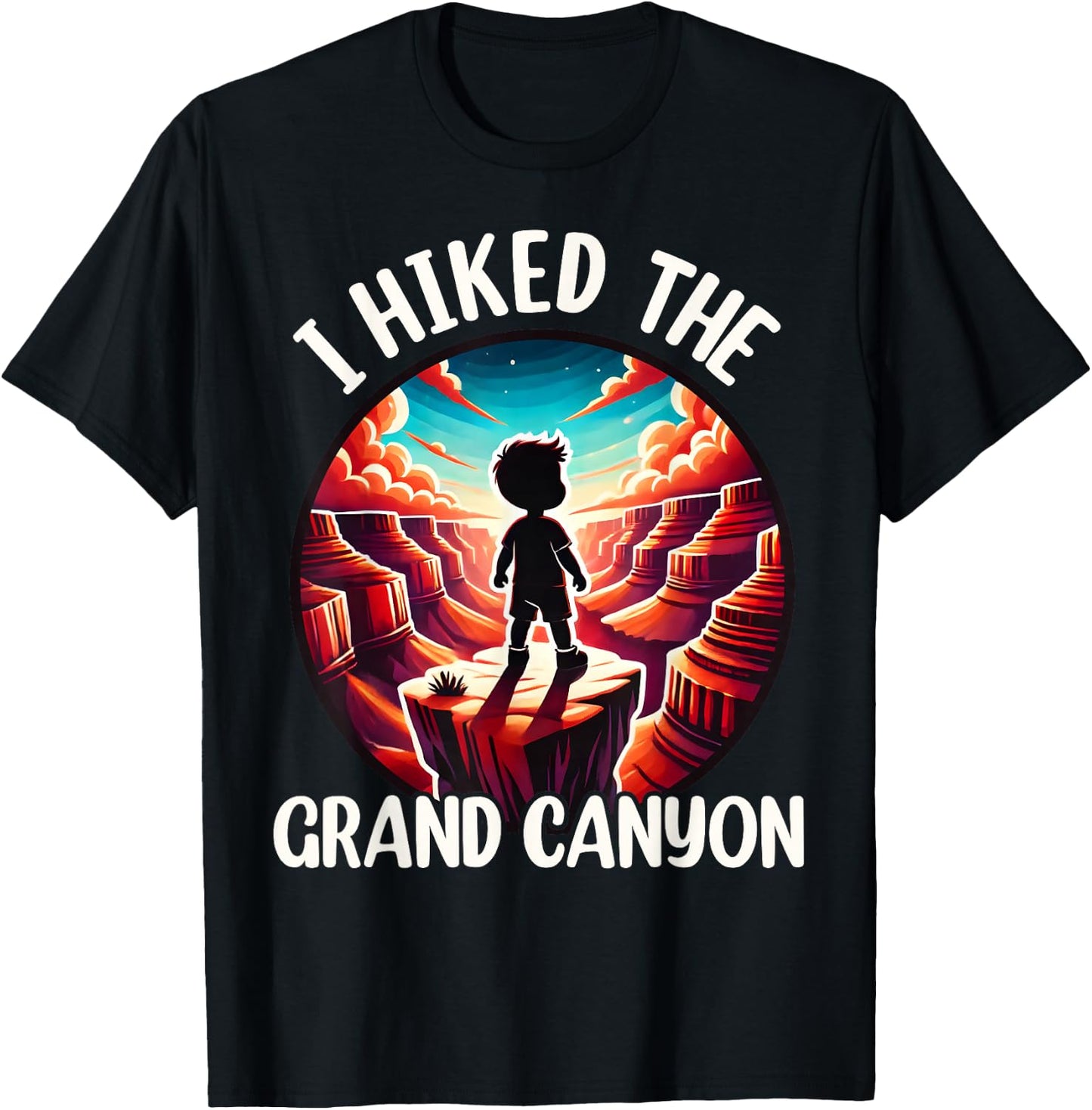 Grand Canyon Hiking, Arizona Grand Canyon Hiker Kids Toddler T-Shirt - T-Shirt | Black