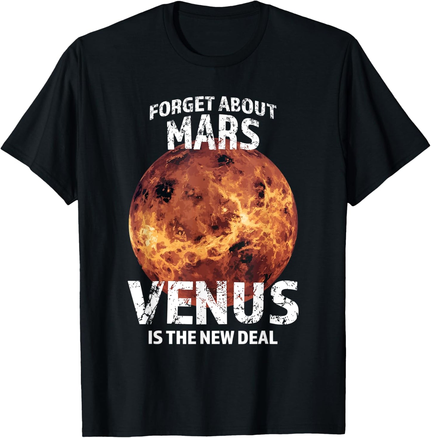 Venus is the new deal - Coloured - Life on Venus, Phosphine T-Shirt - T-Shirt | Black