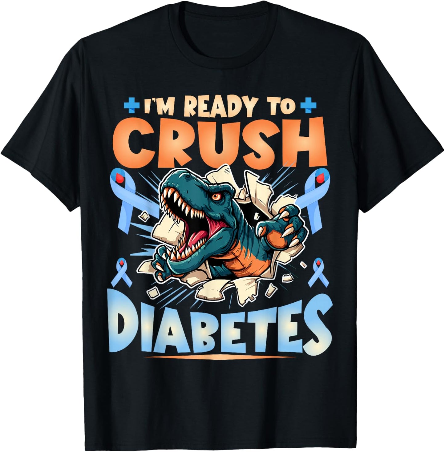 T1d Diabetic Kids Toddler Diabetes Awareness Insulin T-Shirt - T-Shirt | Black