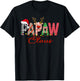 Papaw Claus Santa Family Matching Christmas T-Shirt - T-Shirt | Black