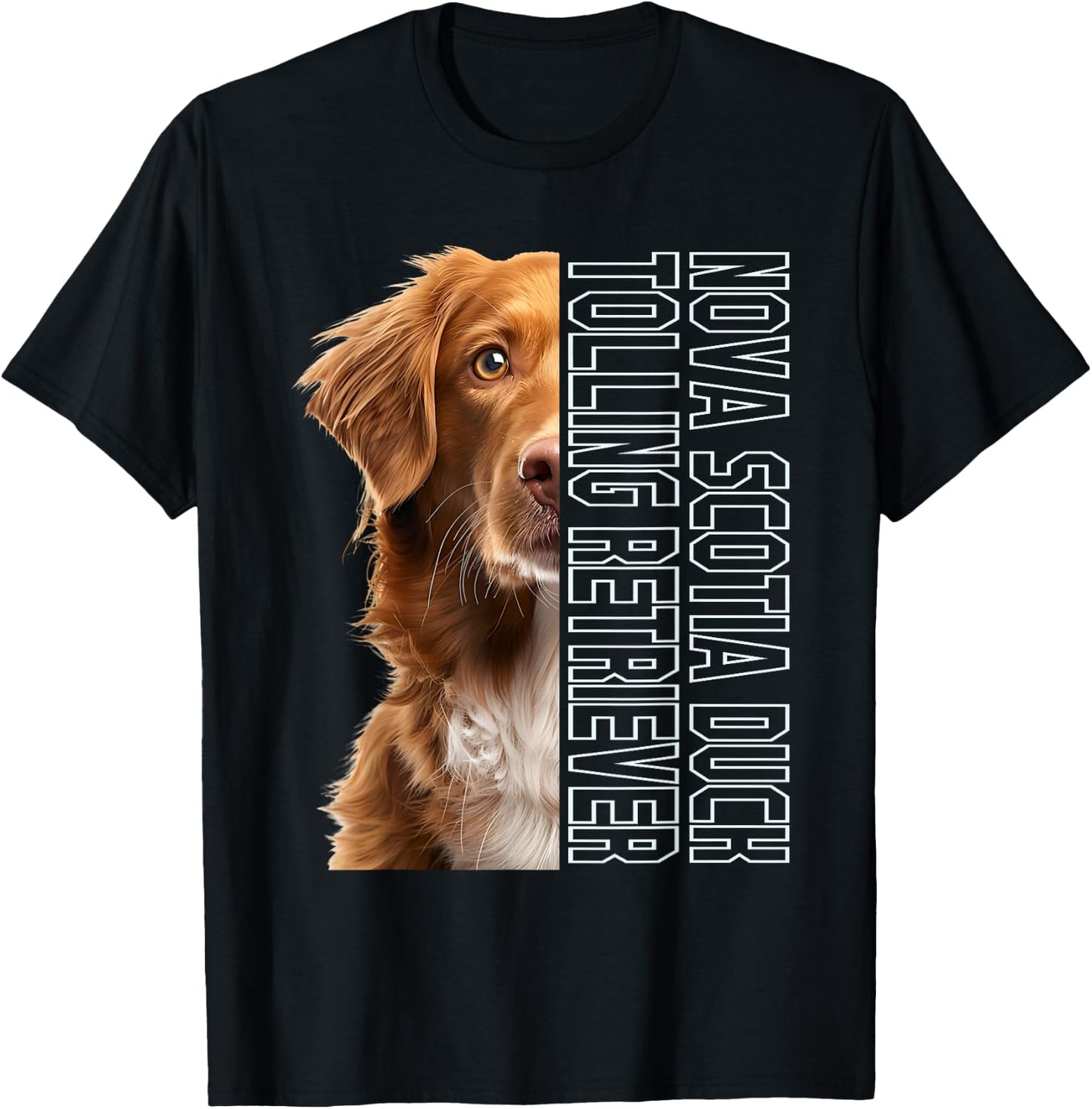 Nova Scotia Duck Tolling Retriever T-Shirt - T-Shirt | Black