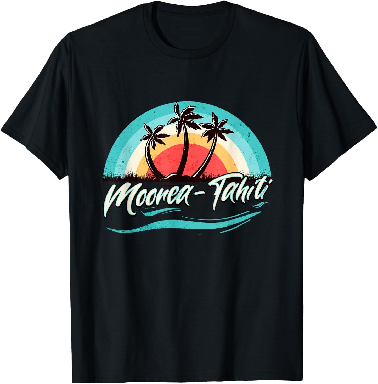 French Polynesia Moorea Tahiti T-Shirt - T-Shirt | Black