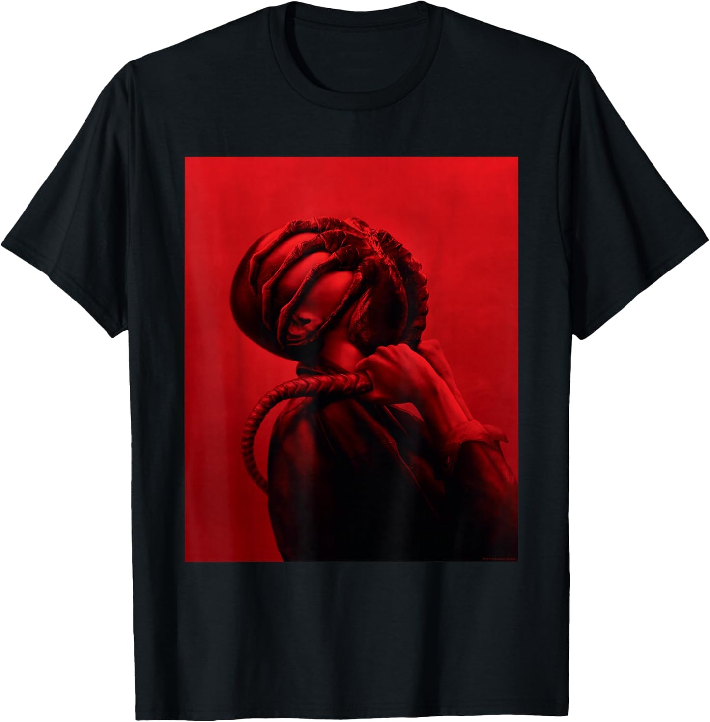 20th Century Studios Alien: Romulus Xenomorph Facehugger Attack Official Poster , Small, Black T-Shirt - T-Shirt | Black
