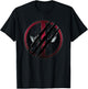 Marvel Studios Deadpool & Wolverine Claws Slashed Icon T-Shirt - T-Shirt | Black