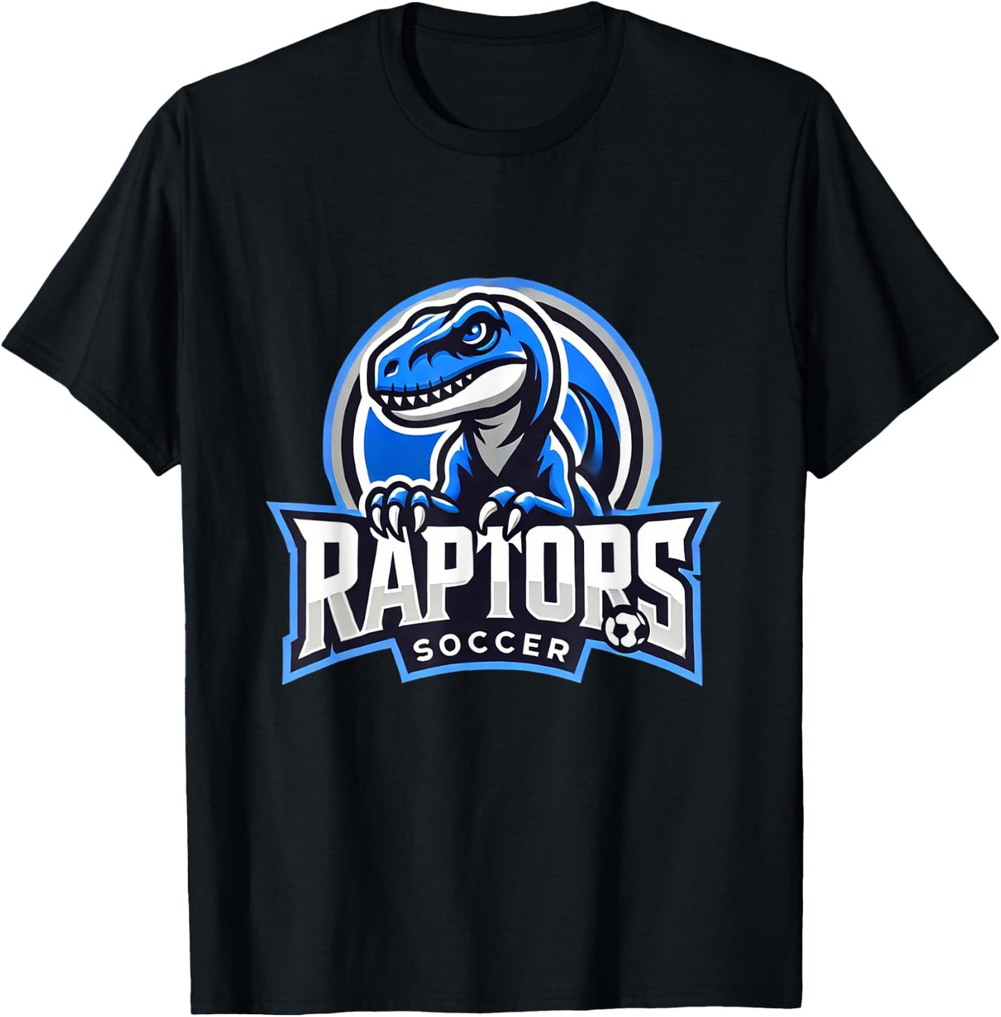 Raptors Soccer Team T-Shirt - T-Shirt | Black