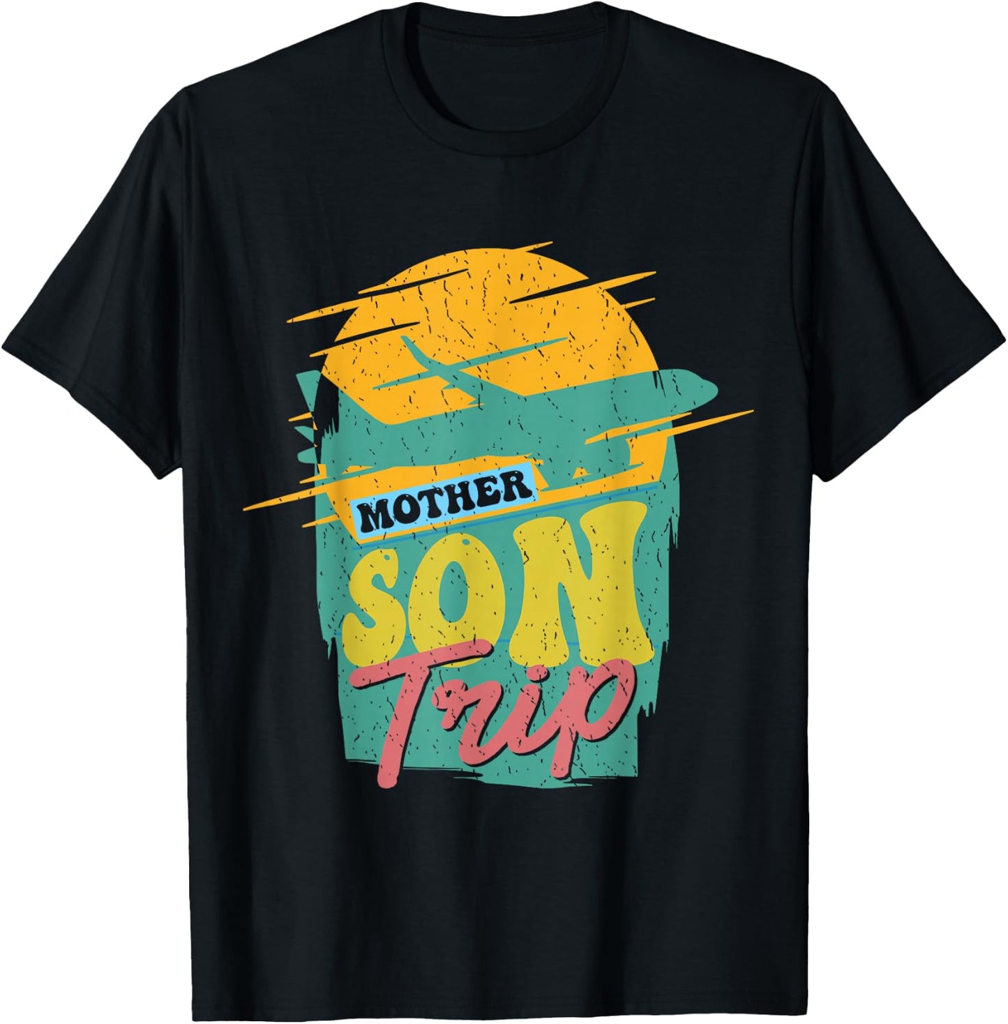 Mother Son Trip Sons Mom Matching Mother's Day Mother Son T-Shirt - T-Shirt | Black