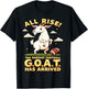 All Rise The Fantasy Football GOAT Has Arrived Men Women T-Shirt - T-Shirt | Black