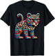 Aztec God Tezcatlipoca And Mayan Leopard Yucatan T-Shirt - T-Shirt | Black
