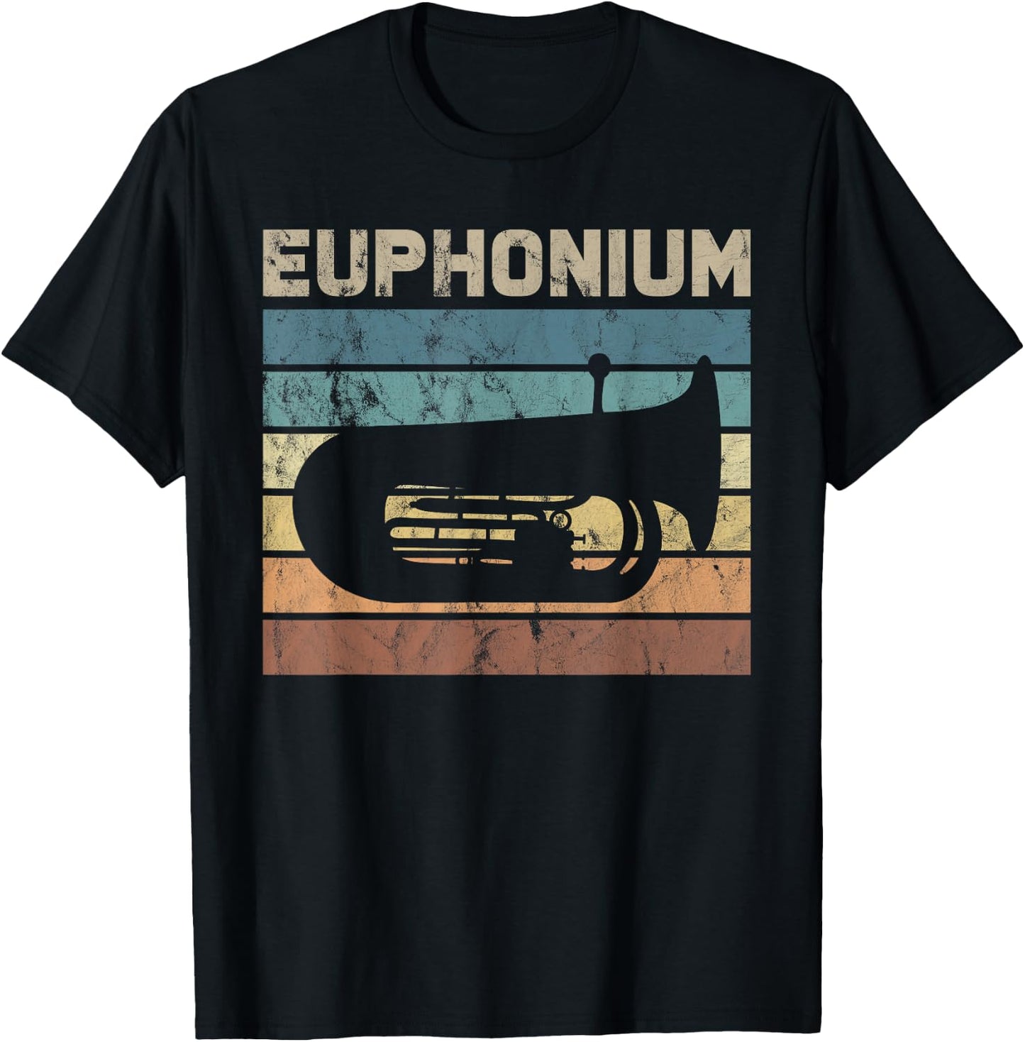 Euphonium Music Musician Baritone T-Shirt - T-Shirt | Black