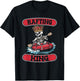 Rafting Skeleton Boating - White Water Rafter Rafting King T-Shirt - T-Shirt | Black
